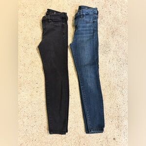 Liverpool Jeans Company Women's Skinny Jeans - Charcoal and Denim